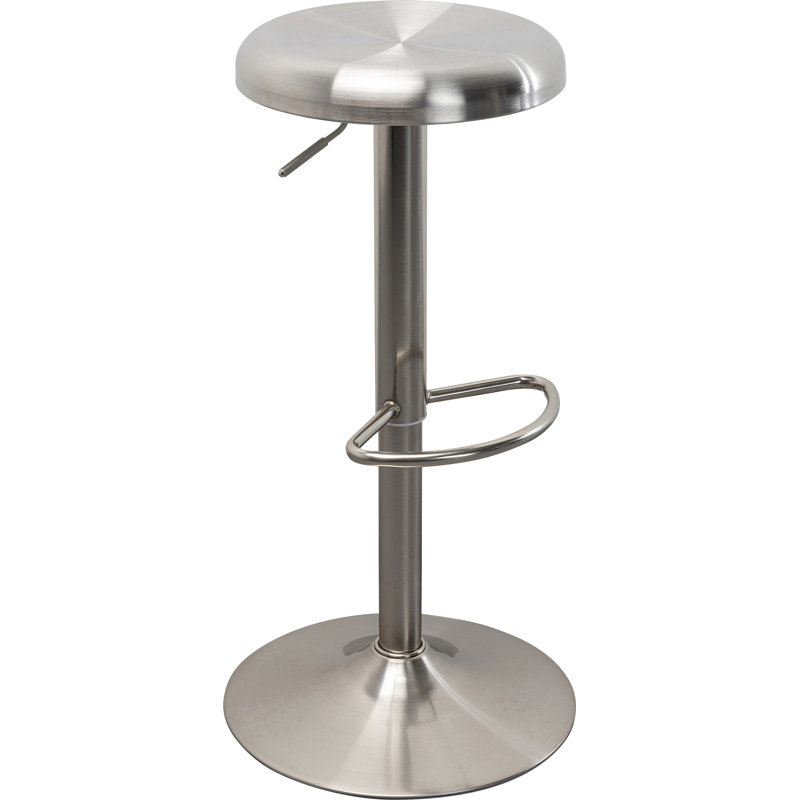 Kalea Bar Stool, Silver