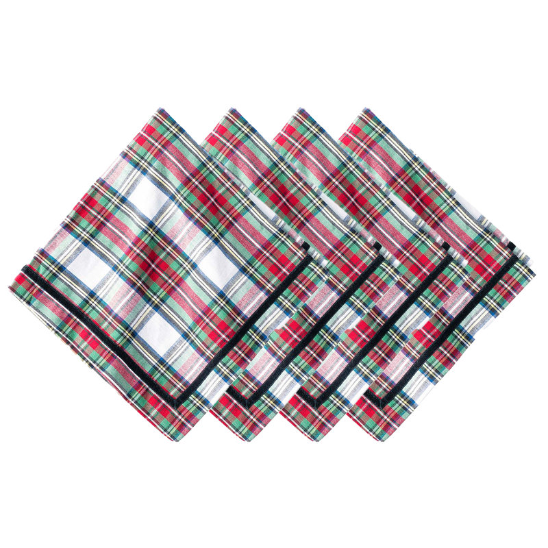 Stewart Tartan Napkin - Multi