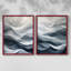 ABSTRACT Series CDLXVI - Reproduction encadrée de qualité supérieure - prête à être accrochée - aucun clou requis - aucun clou requis-1592019718-1592019716