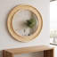 Miroir mural rond 30 po en rotin-133671643-133671645