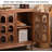 French Style Solid Wood Sideboard