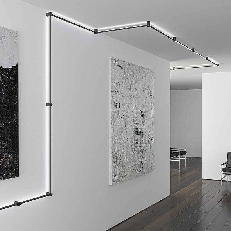 Purolinear 360™ 4 - Light LED Vanity Light, Polished Chrome