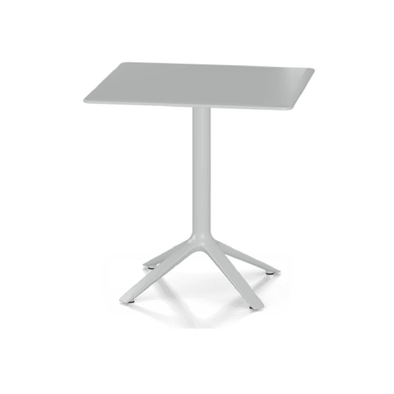 EEX Square Dining Table, Cool Gray, Cool Gray