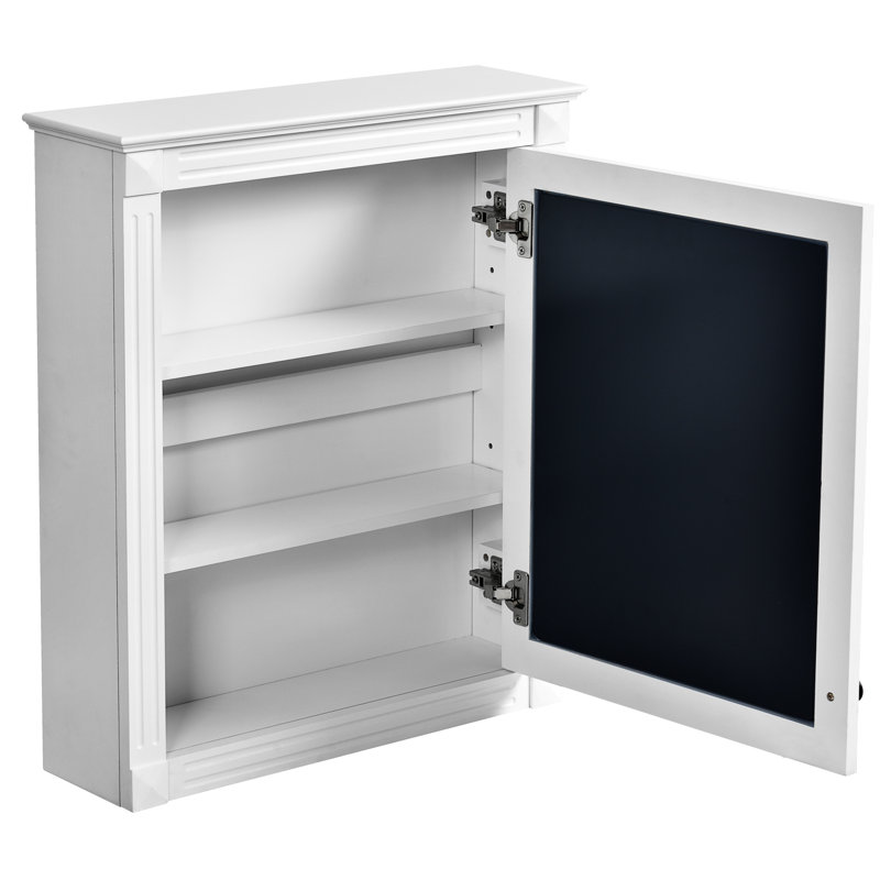 24'' X 27'' Mirror Cabinet For Bathroom - , Practical , Modern Look, White