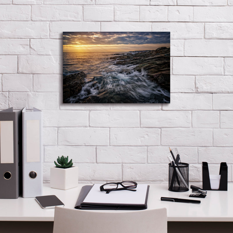 Epic Graffiti 'Ogunquit Light' by Rick Berk Canvas Wall Art, 12" H x 18" W