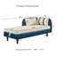 Méridienne de rangement rembourrée 65 "avec coussin-956342661