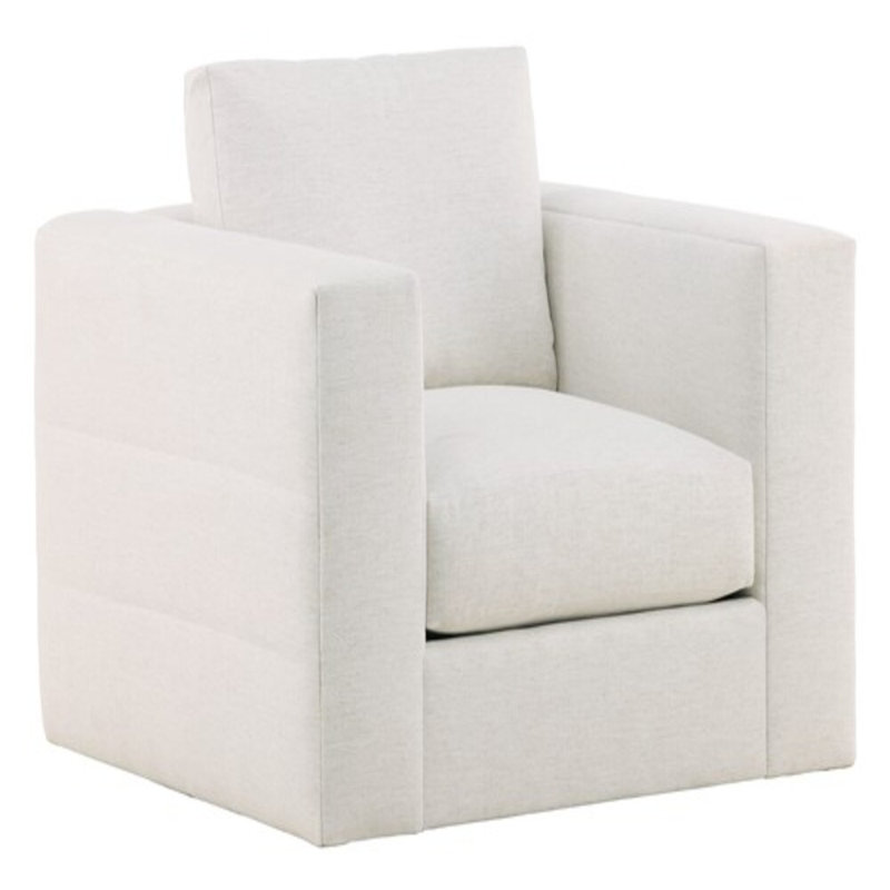 Fauteuil pivotant en stock Léone, Neige Nomad