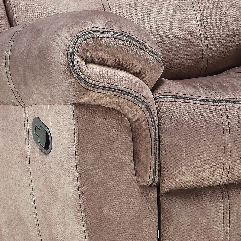 Fauteuil inclinable oscillant 2 tons, Brun