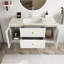 Ensemble de meuble-lavabo simple 48 po avec plateau en terrazzo Eugonda