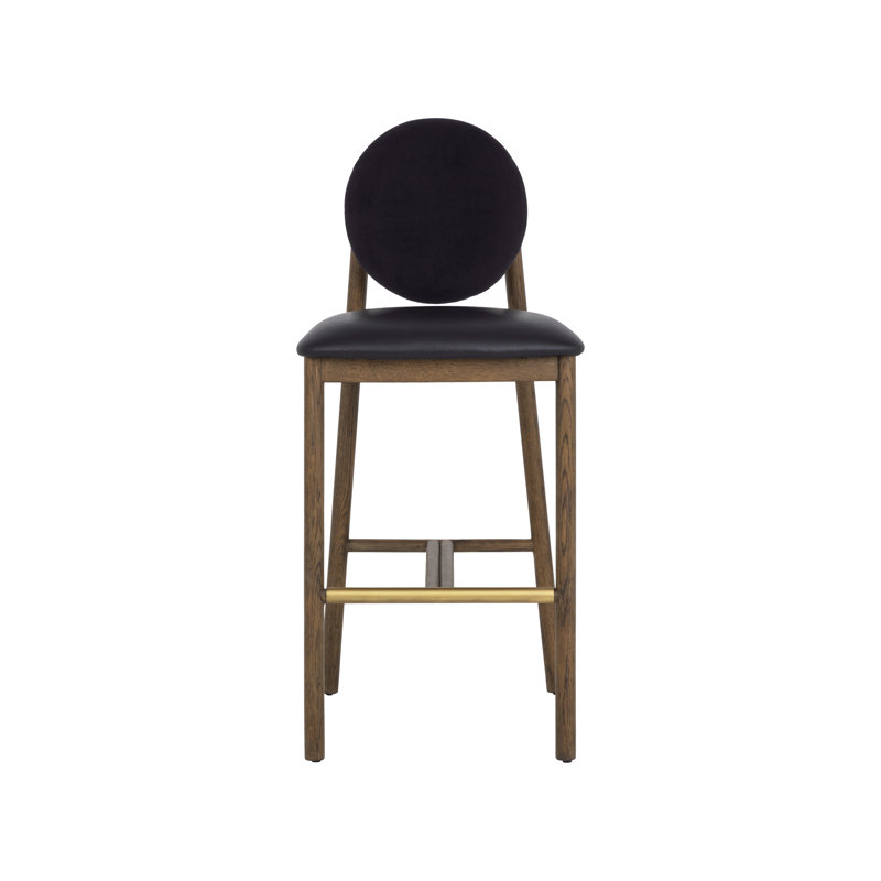 Tabouret de bar Orabell - noir Bravo / noir Abbington
