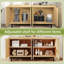 Armoire de buffet, armoire de rangement avec buffet, armoire de rangement avec tablette réglable, armoire de salon, cuisine-2119837505