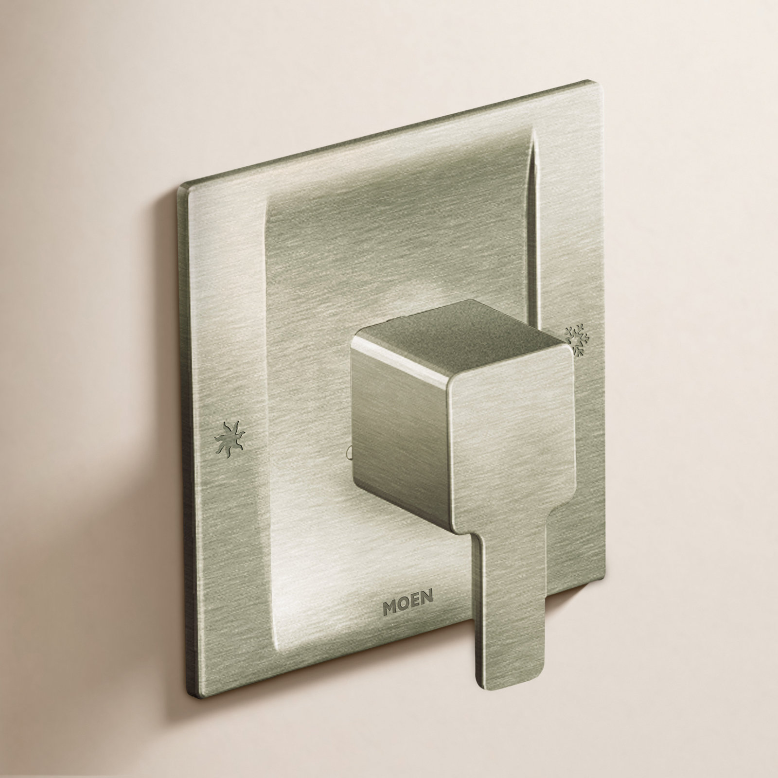 90 Degree Posi-Temp Faucet Trim, Brushed Nickel