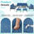 Charlsa 9 - Person Patio Conversation Set with Cushions-1415176415