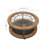 Deleon Wooden 1 Shelf Light Brown Coffee Table with Clock Top
