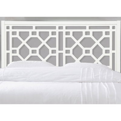 Tabor Chippendale White Headboard - Queen/Full