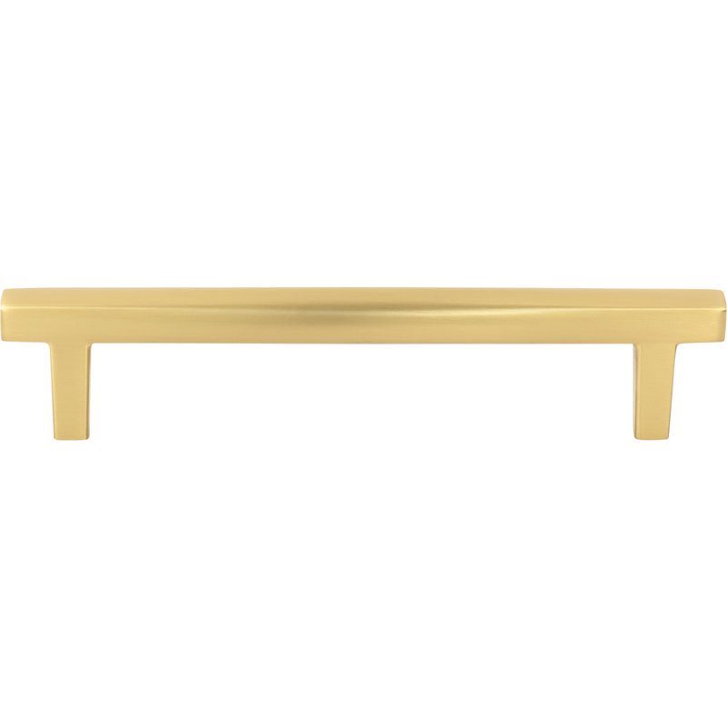 Whitlock Bar Pull, Brushed Gold, 3 3/4"