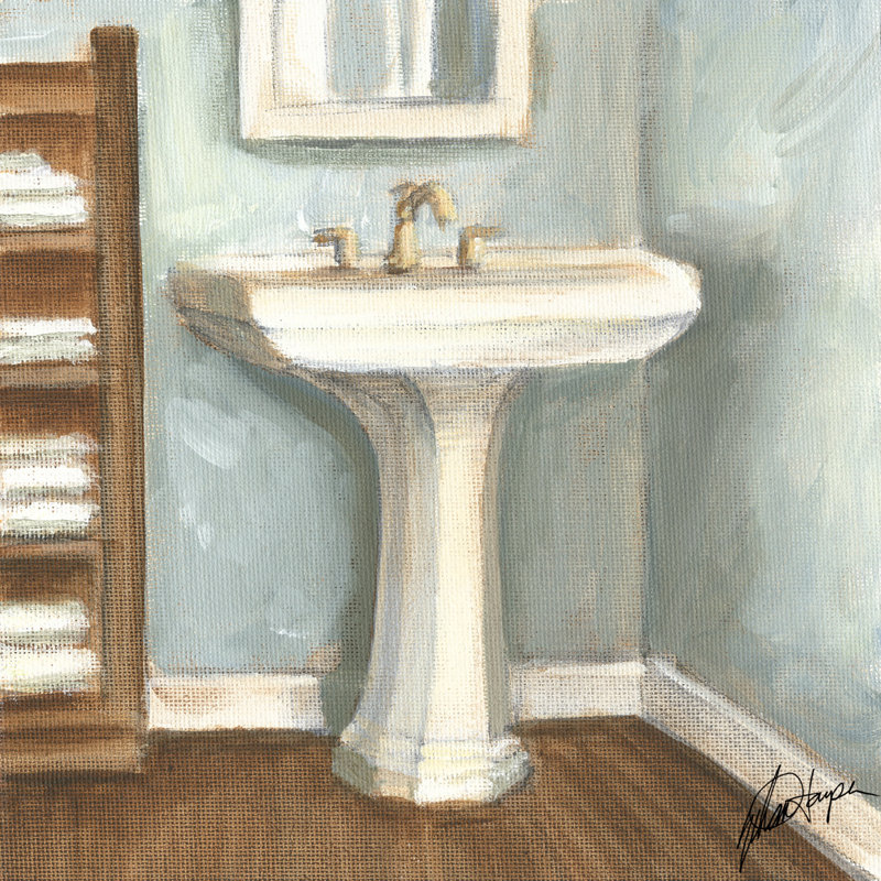 Porcelaine Bath III, H 30 po x l 30 po x P 1,25 po