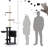 Adjustable Height Floor-To-Ceiling Vertical Cat Tree