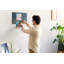 Wall Mounted cork board with print decorative wall message pin boards home office bulletin board ideas Mountains sketch