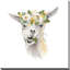 «Floral Llama III», reproduction de peinture à l'aquarelle-31474834-31935570