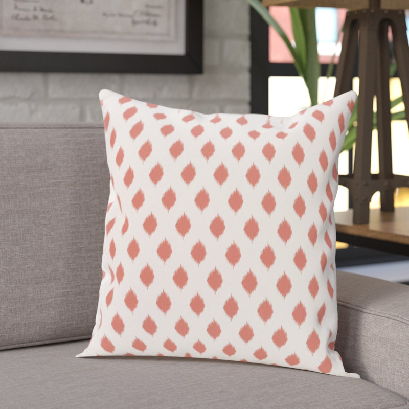 Geometric Reversible Throw Pillow, Navy, 18" x 18"