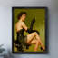 Art encadré noir, femmes qui fument à chaud et épicées, art rétro-120715519