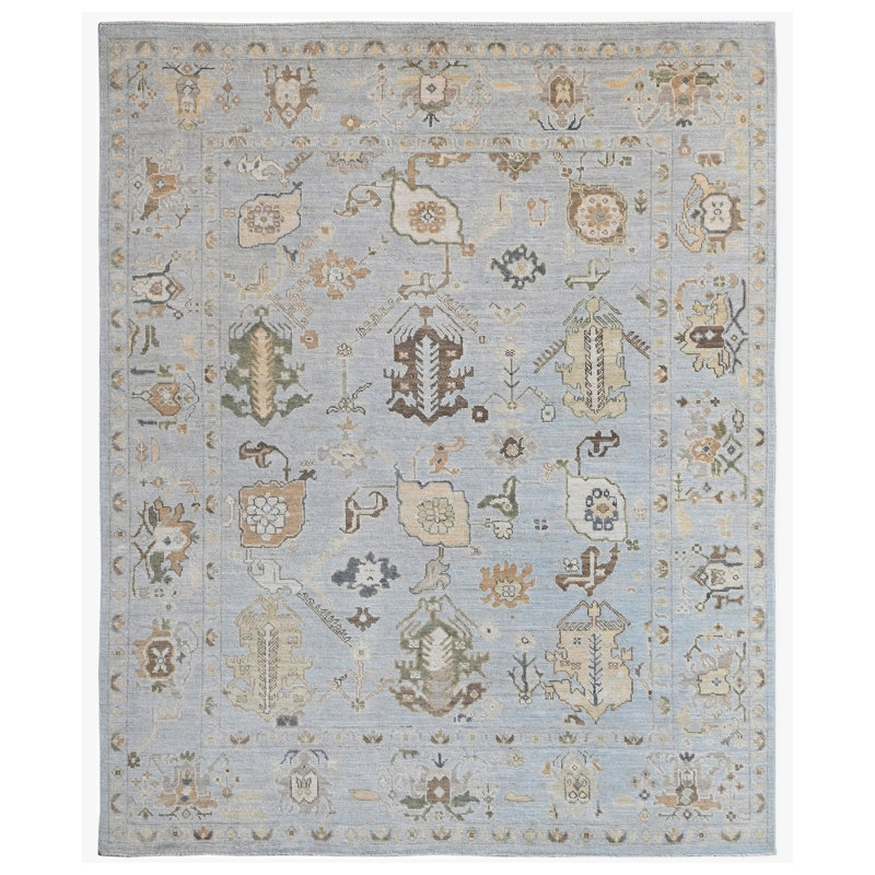 Hand Knotted Wool Oriental Indoor Rug