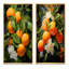 «Tangerine Tango Bouquet», 2 pièces sur toile-1669200651-1669200654