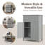 Bathroom Storage Cabinet Free Standing Bathroom Cabinet-Black-628896794