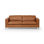 Emery Genuine Leather 84" Square Arm Sofa