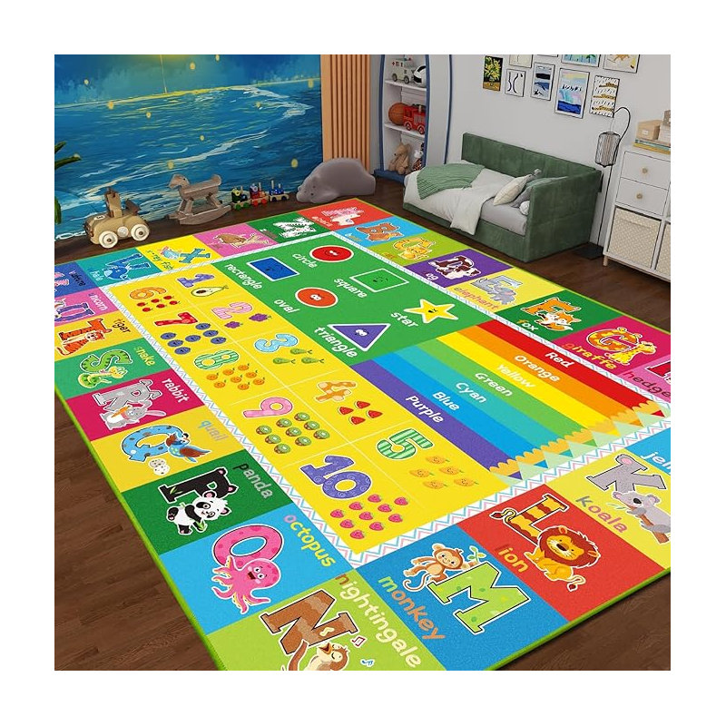 Tapis pour la petite enfance, Rectangle 3 pi 4 po x 4 pi 11 po