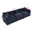 Canapé en chenille moderne-740061796-740061807-740061803