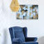 Art abstrait doré - peinture sur toile tendue