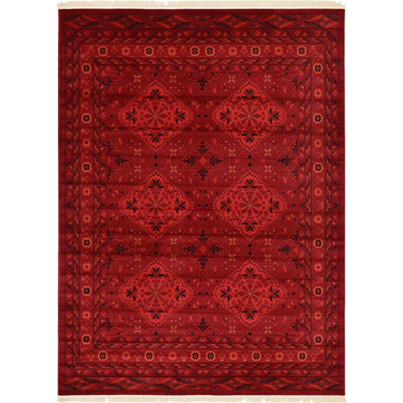 Amro Oriental Indoor Rug, Rectangle 9' x 12'2"