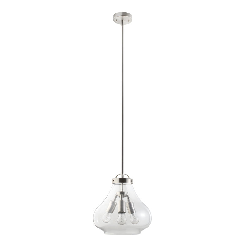 Margaret 3 - Light Chrome Unique/Statement Pendant