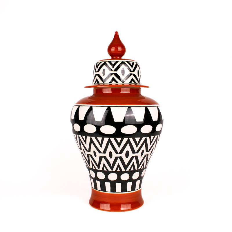 African Handmade Ceramic Jar