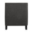 Fauteuil d'appoint Hilga Erica avec garniture cloutée chromée-722825223