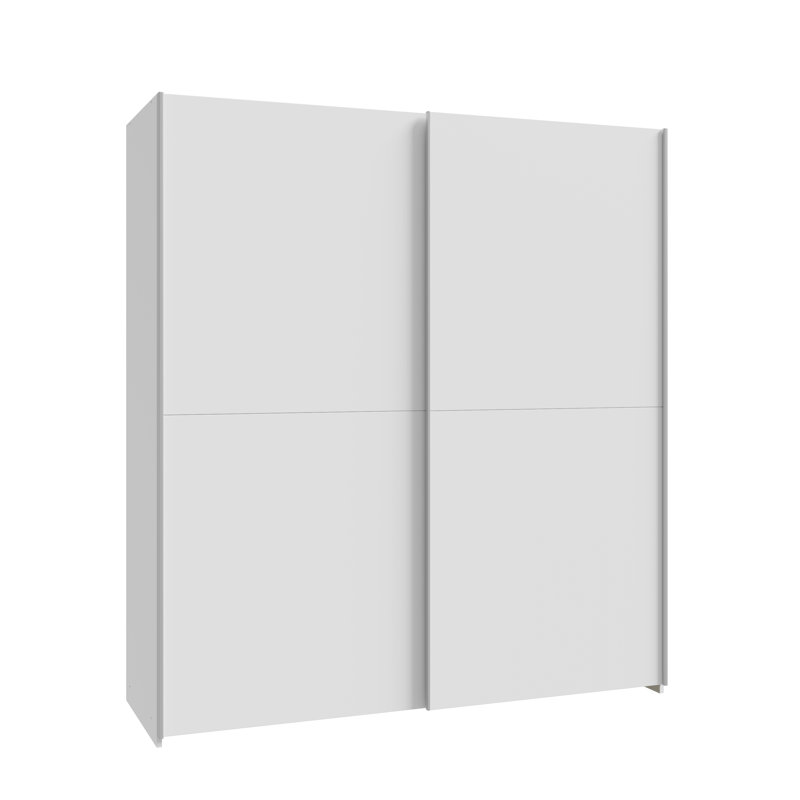 Nakari 2 Door Manufactured Wood Wardrobe, 190 cm H x 170.3 cm W x 61 cm D