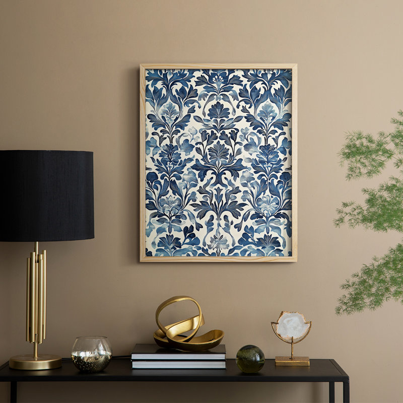 WM MORRIS Series DXXX Framed Print - Solid Wood