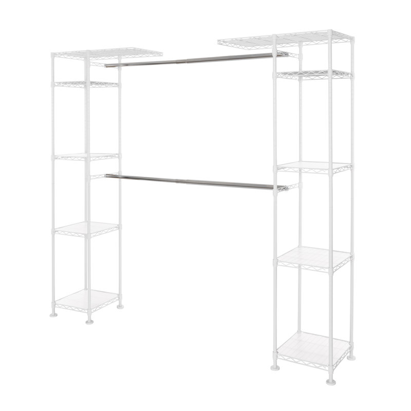 58'' - 83'' Closet System Starter Kit, White