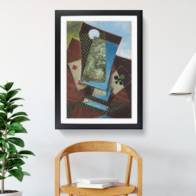 Playing Cards by Juan Gris - Picture Frame Painting