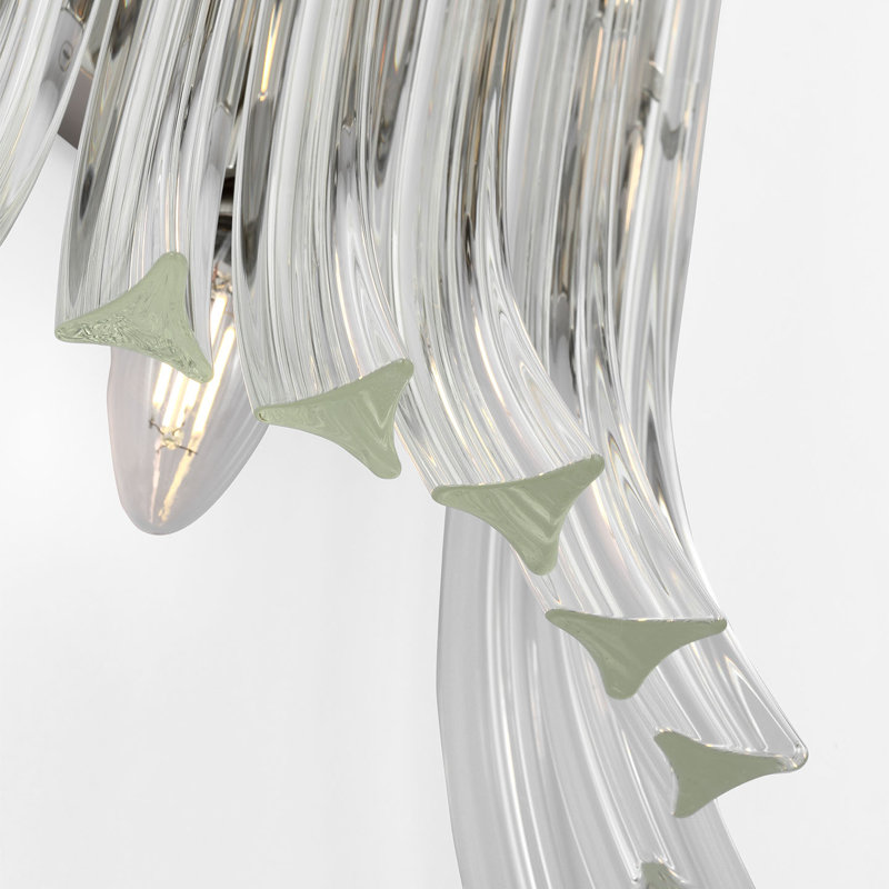 AERIN Rhine 21" Sconce with Crystal, Polished Nickel