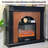 French retro solid wood fireplace cabinet with simulated flames