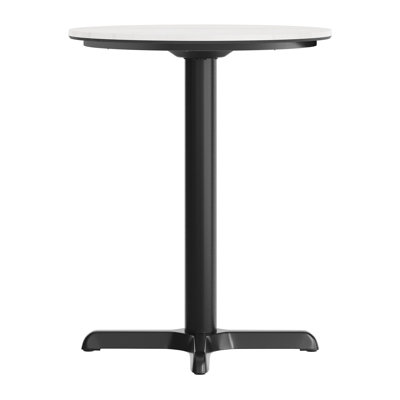 Commercial Seamless Surface Tabletop with Table Height Crisscross Base