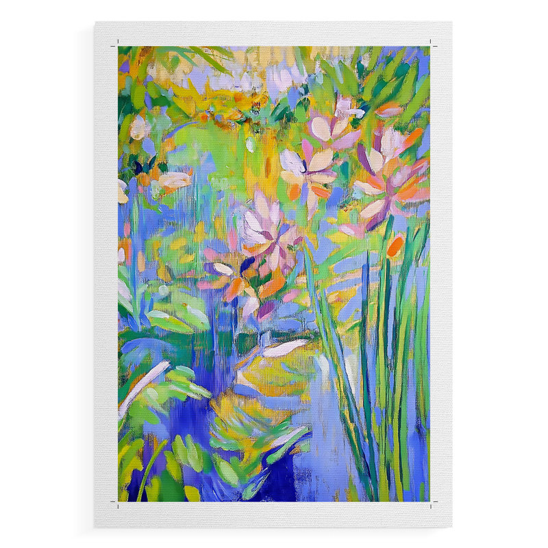 Série FLORAL DCXIV - Impression sur toile seulement - NON CADRE, H 12 po x l 8 po