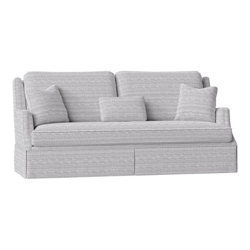 Savannah 87.5" Chenille Round Arm Sofa with Reversible Cushions, Perigold Rest Ink