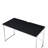Black & Chrome Finish Vanity Desk-1775535032