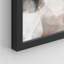 Brun, brun clair, gris, formes abstraites, minimaliste, décor de chambre à coucher, décor rustique et zen, encadré sur papier, impression de 4 pièces-97762805-97762806