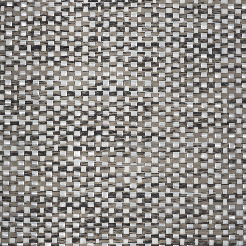 Metal Paperweave Wallpaper, Charcoal