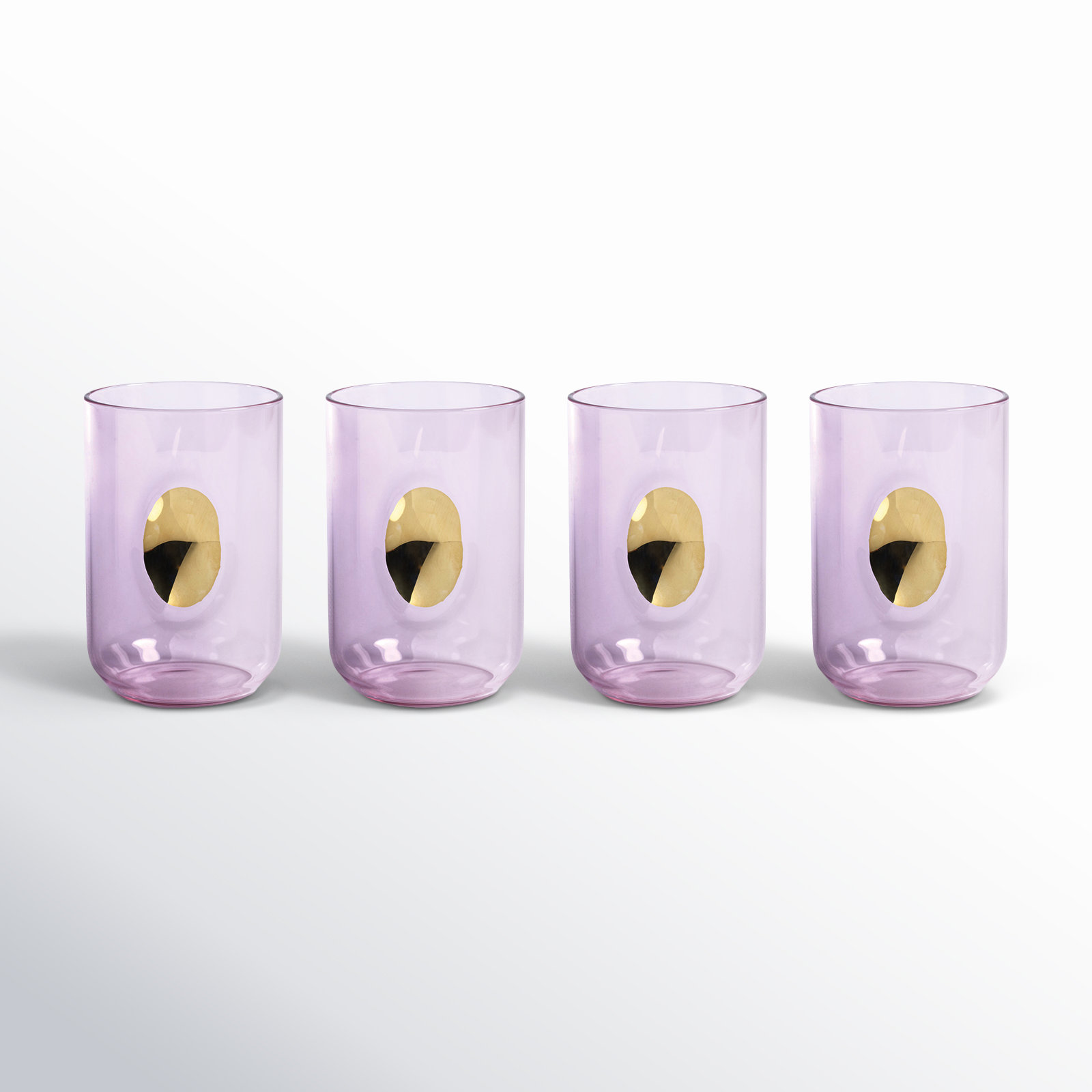 Eastpoint Drinking Glass, Pink